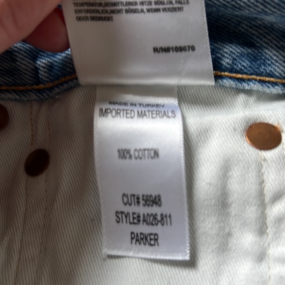 Agolde Parker Short Size 26 - Picture 4 of 5